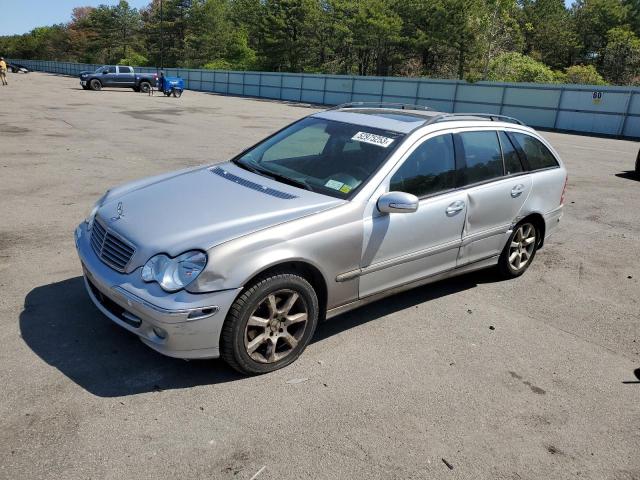 WDBRH61J55F624793 - 2005 MERCEDES-BENZ C 240 SPORTWAGON SILVER photo 1