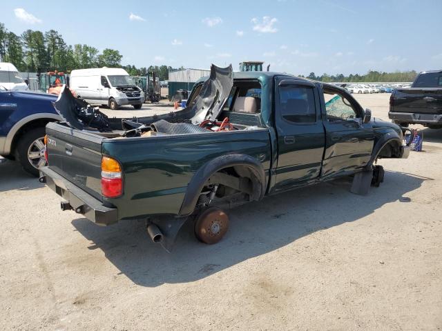 5TEGN92N02Z128903 - 2002 TOYOTA TACOMA DOUBLE CAB PRERUNNER GREEN photo 3