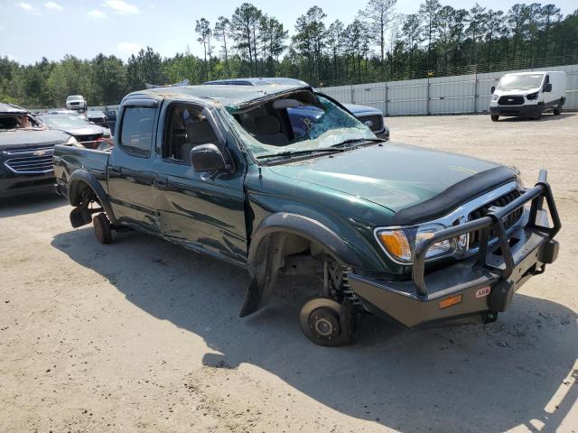 5TEGN92N02Z128903 - 2002 TOYOTA TACOMA DOUBLE CAB PRERUNNER GREEN photo 4