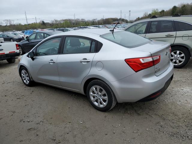 KNADN4A37C6082424 - 2012 KIA RIO EX SILVER photo 2