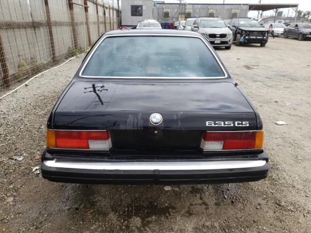 WBAEC8413K3268697 - 1989 BMW 635 CSI AUTOMATIC BLACK photo 6