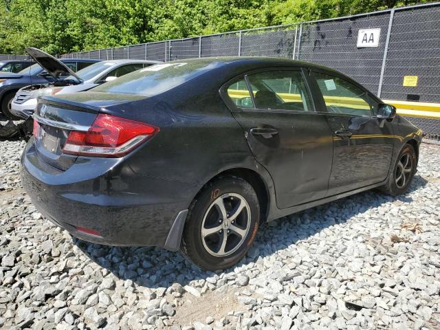 19XFB2F70FE222543 - 2015 HONDA CIVIC SE BLACK photo 3