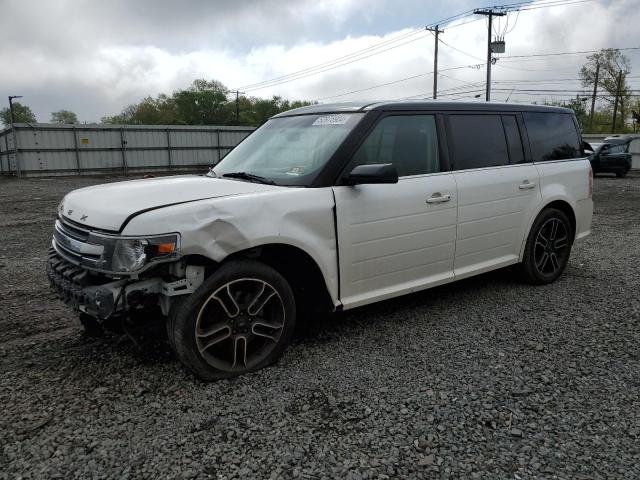 2FMGK5C83DBD22364 - 2013 FORD FLEX SEL WHITE photo 1