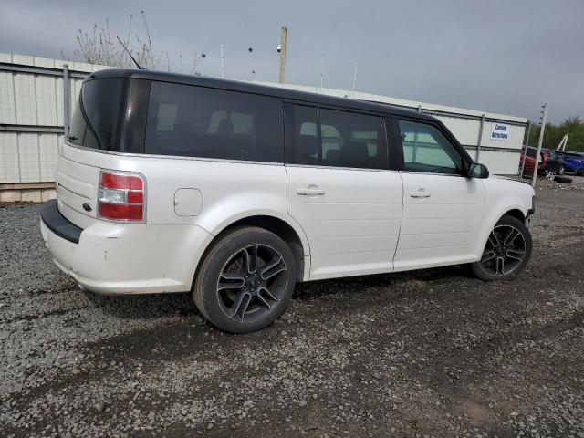 2FMGK5C83DBD22364 - 2013 FORD FLEX SEL WHITE photo 3