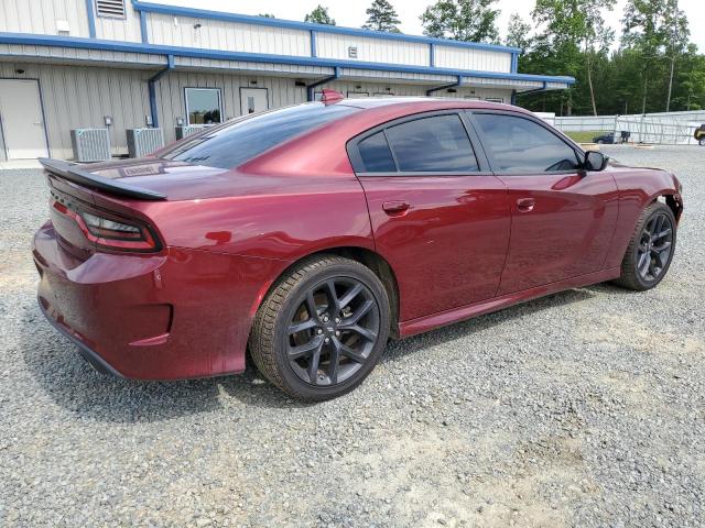 2C3CDXHG9NH267544 - 2022 DODGE CHARGER GT BURGUNDY photo 3