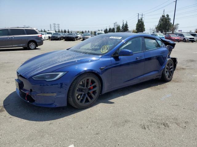 5YJSA1E66PF528064 - 2023 TESLA MODEL S 蓝色 照片 1