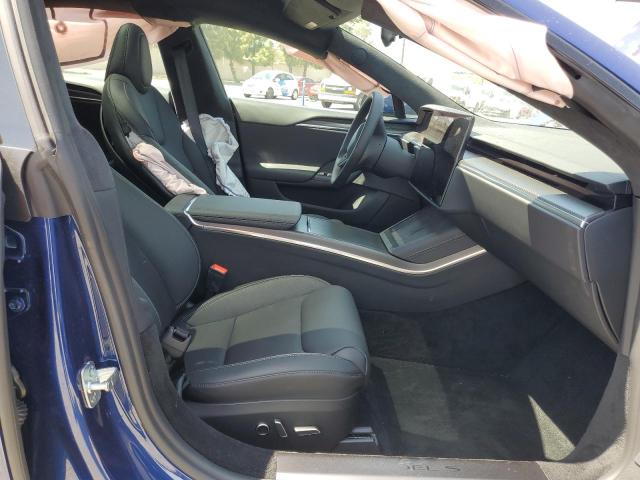 5YJSA1E66PF528064 - 2023 TESLA MODEL S 蓝色 照片 10