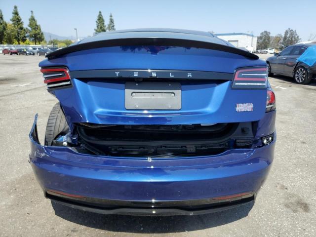 5YJSA1E66PF528064 - 2023 TESLA MODEL S 蓝色 照片 6