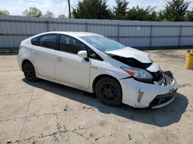 JTDKN3DU1C5465550 - 2012 TOYOTA PRIUS WHITE photo 4