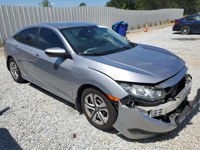 2HGFC2F59JH546410 - 2018 HONDA CIVIC LX SILVER photo 4