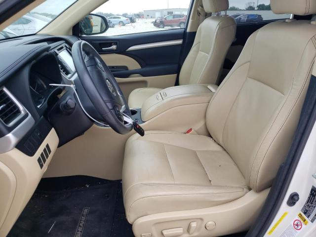 5TDKKRFH4FS064228 - 2015 TOYOTA HIGHLANDER XLE WHITE photo 7