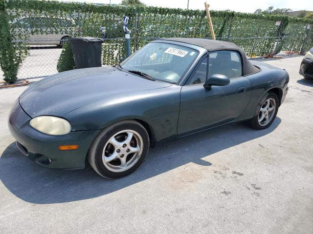 JM1NB353410202913 - 2001 MAZDA MX-5 MIATA BASE GREEN photo 1