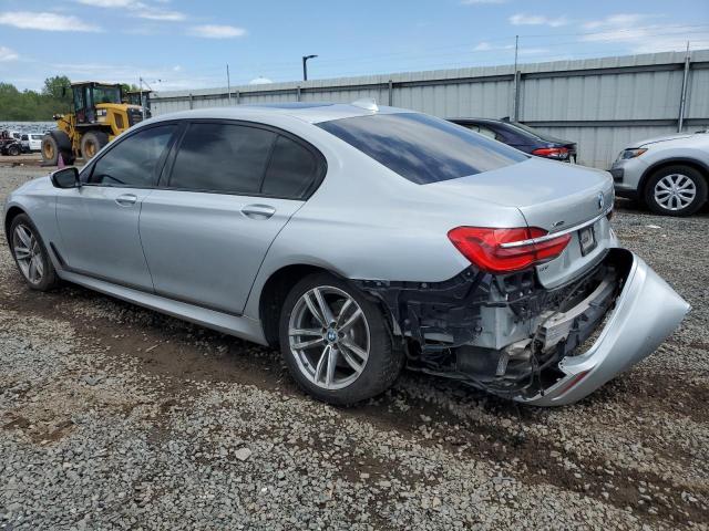 WBA7E4C53HGU99519 - 2017 BMW 740 XI SILVER photo 2