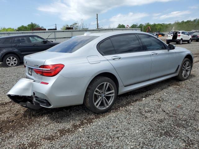 WBA7E4C53HGU99519 - 2017 BMW 740 XI SILVER photo 3