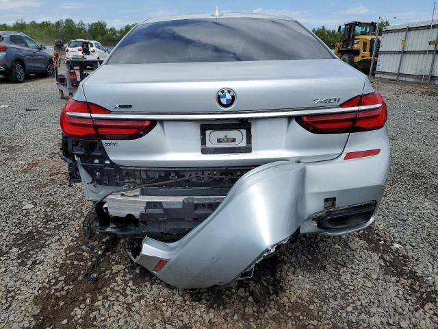 WBA7E4C53HGU99519 - 2017 BMW 740 XI SILVER photo 6
