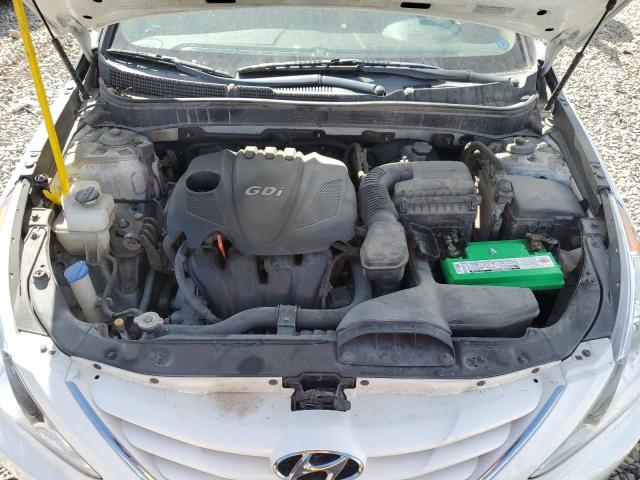 5NPEB4AC1DH800654 - 2013 HYUNDAI SONATA GLS WHITE photo 11