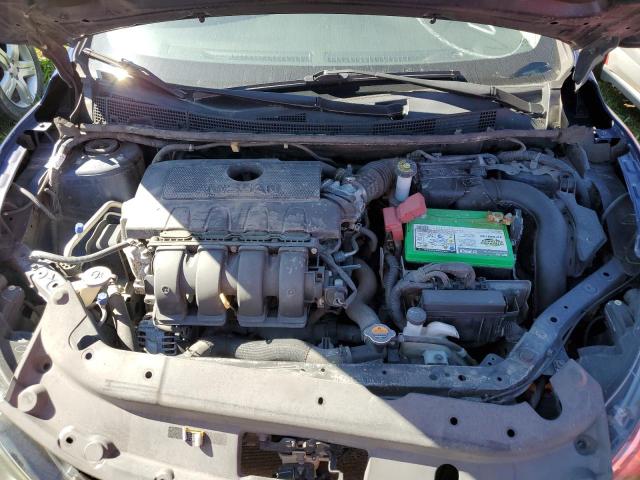 3N1AB7AP7HY326319 - 2017 NISSAN SENTRA S BLUE photo 12