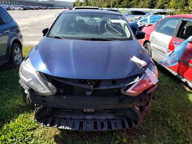 3N1AB7AP7HY326319 - 2017 NISSAN SENTRA S BLUE photo 5