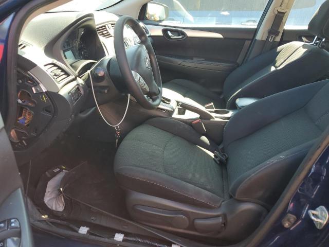 3N1AB7AP7HY326319 - 2017 NISSAN SENTRA S BLUE photo 7