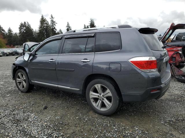 5TDDK3EH2BS070921 - 2011 TOYOTA HIGHLANDER LIMITED GRAY photo 2