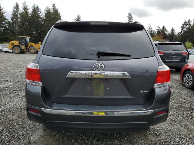 5TDDK3EH2BS070921 - 2011 TOYOTA HIGHLANDER LIMITED GRAY photo 6