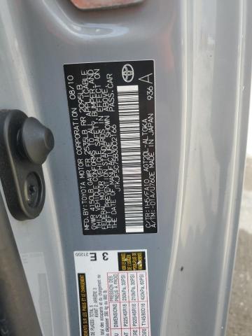 JTKJF5C75B3002166 - 2011 TOYOTA SCION TC 银色 照片 13