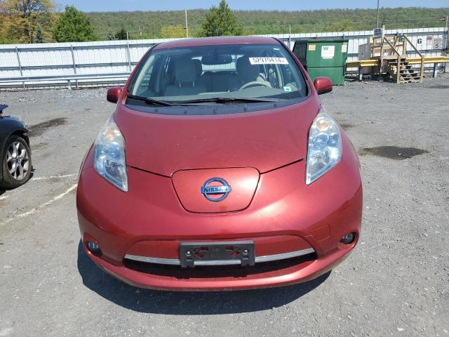 JN1AZ0CP2BT003571 - 2011 NISSAN LEAF SV RED photo 5