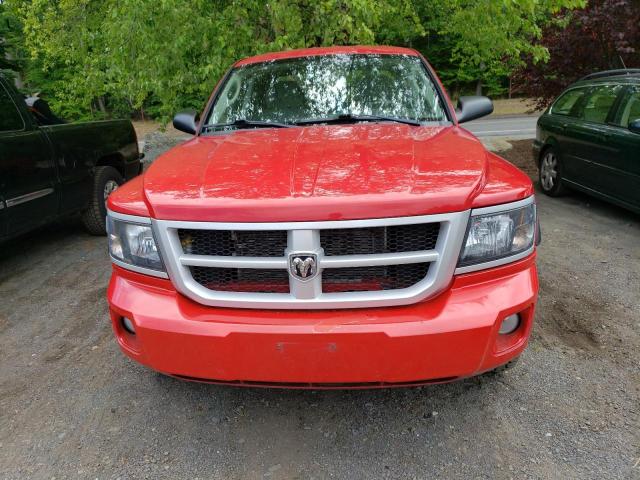 1D7RW3GK6BS589504 - 2011 DODGE DAKOTA SLT RED photo 5