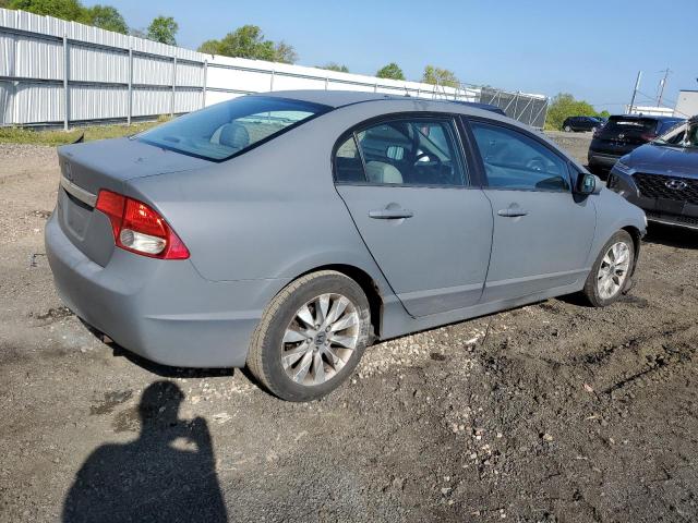 2HGFA1F99AH513703 - 2010 HONDA CIVIC EXL ნაცრისფერი ფოტო 3