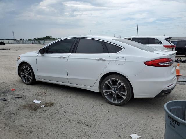 3FA6P0D96KR139296 - 2019 FORD FUSION TITANIUM WHITE photo 2