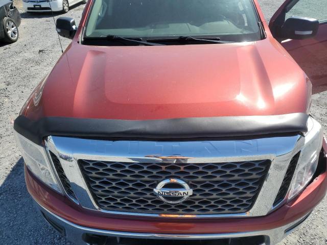 1N6AA1EJ3HN541144 - 2017 NISSAN TITAN S RED photo 11