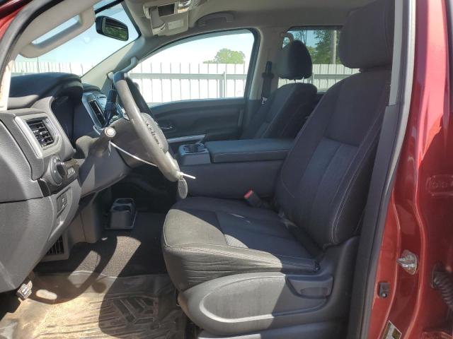 1N6AA1EJ3HN541144 - 2017 NISSAN TITAN S RED photo 7