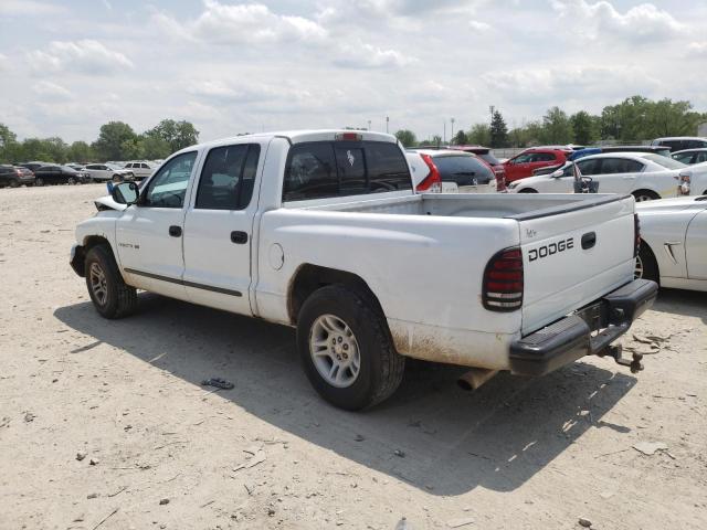 1B7HL2AN31S289218 - 2001 DODGE DAKOTA QUAD WHITE photo 2