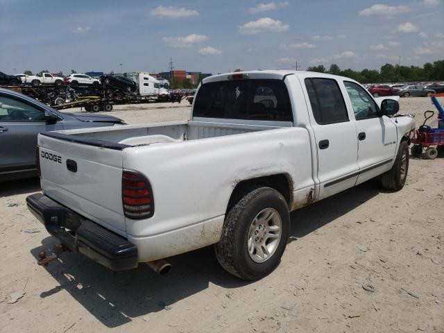 1B7HL2AN31S289218 - 2001 DODGE DAKOTA QUAD WHITE photo 3