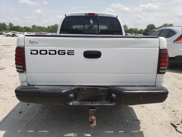 1B7HL2AN31S289218 - 2001 DODGE DAKOTA QUAD WHITE photo 6