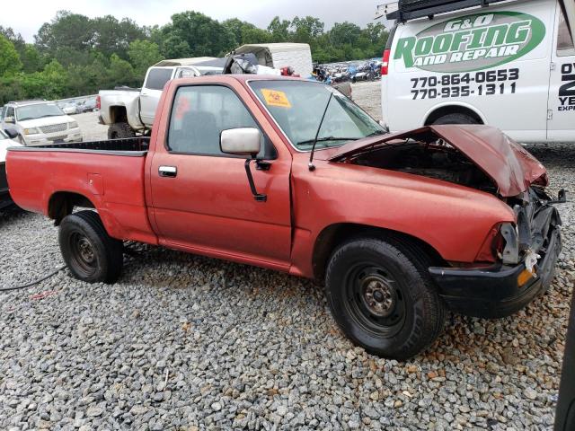 4TARN81P5PZ059307 - 1993 TOYOTA PICKUP 1/2 TON SHORT WHEELBASE DX RED photo 4