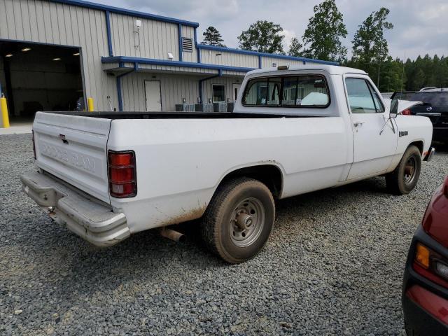 1B7JD24T5HS519165 - 1987 DODGE D-SERIES D200 WHITE photo 3