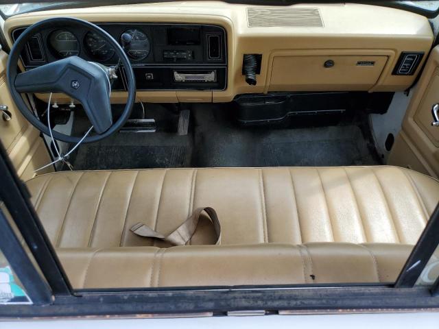 1B7JD24T5HS519165 - 1987 DODGE D-SERIES D200 WHITE photo 8