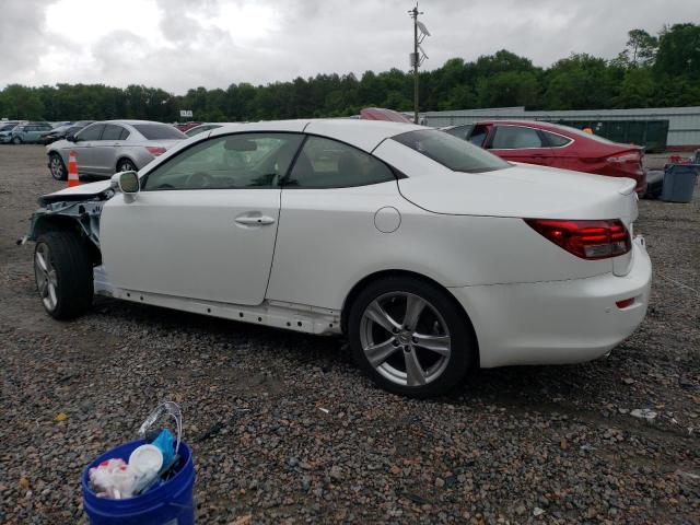 JTHFF2C25D2528241 - 2013 LEXUS IS 250 WHITE photo 2