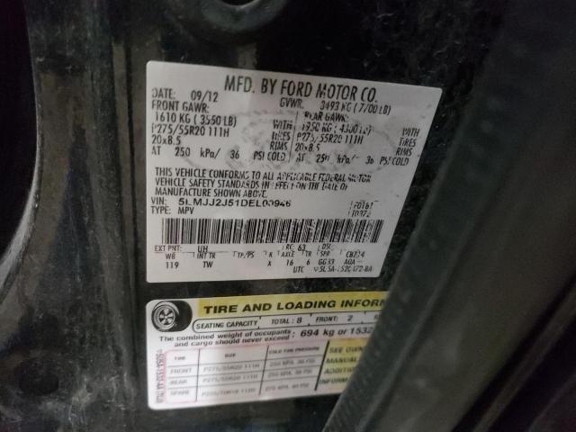 5LMJJ2J51DEL00946 - 2013 LINCOLN NAVIGATOR 黑色 照片 13