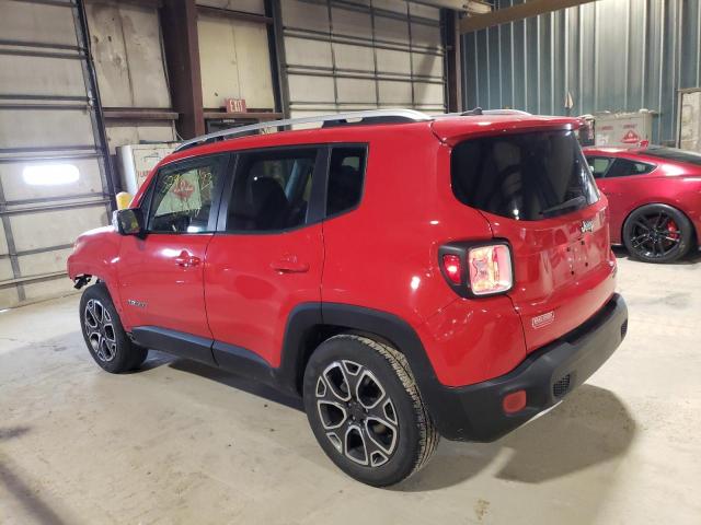 ZACCJADT9GPD17655 - 2016 JEEP RENEGADE LIMITED RED photo 2