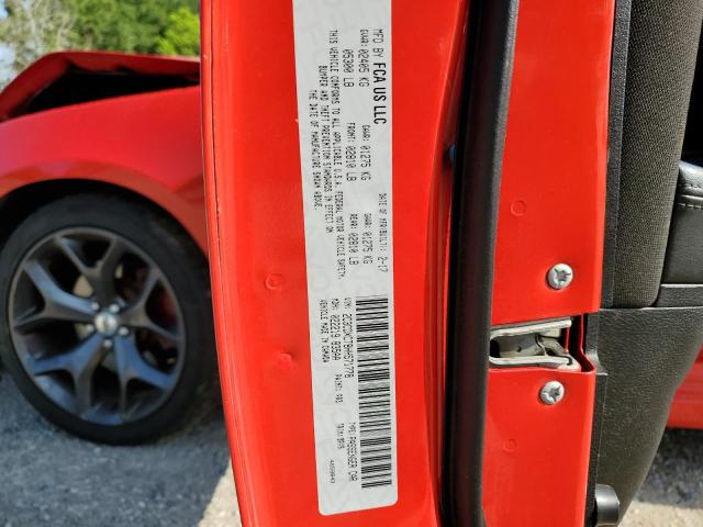 2C3CDXCT8HH571778 - 2017 DODGE CHARGER R/T RED photo 12