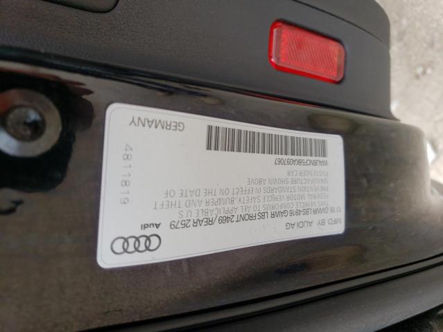 WAUBNCF58KA097067 - 2019 AUDI A5 PREMIUM PLUS BLACK photo 13