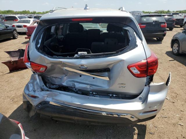 5N1DR2MM1KC637072 - 2019 NISSAN PATHFINDER S SILVER photo 6