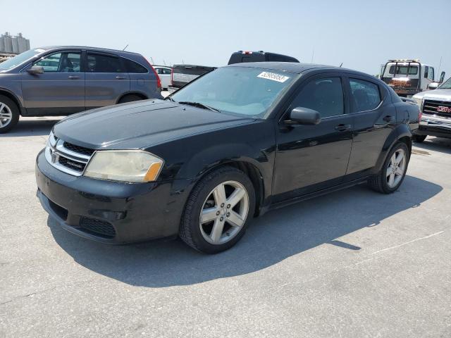 1C3CDZCB2CN144650 - 2012 DODGE AVENGER SXT BLACK photo 1