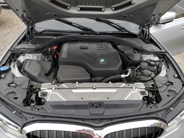 WBA5R7C03LFH72302 - 2020 BMW 330XI 银色 照片 11
