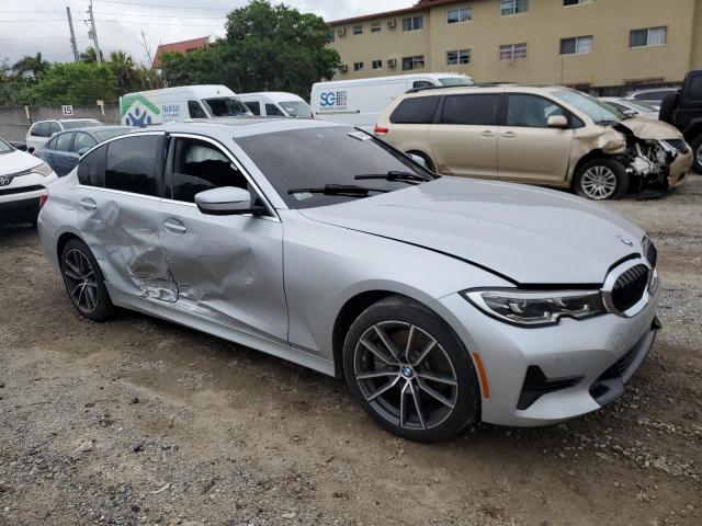 WBA5R7C03LFH72302 - 2020 BMW 330XI SILVER photo 4