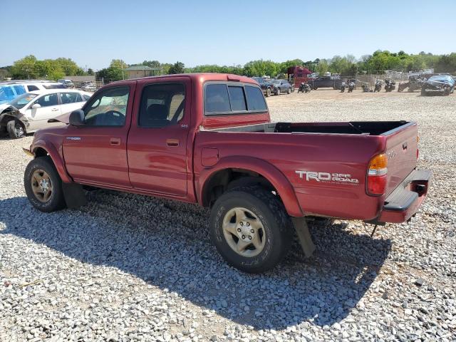 5TEGN92N44Z310669 - 2004 TOYOTA TACOMA DOUBLE CAB PRERUNNER RED photo 2