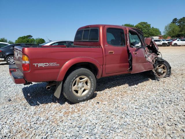 5TEGN92N44Z310669 - 2004 TOYOTA TACOMA DOUBLE CAB PRERUNNER RED photo 3