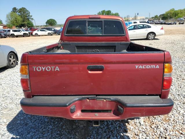 5TEGN92N44Z310669 - 2004 TOYOTA TACOMA DOUBLE CAB PRERUNNER RED photo 6